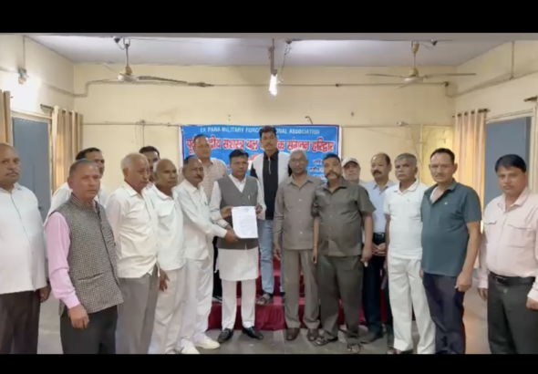 हरिद्वार में अर्धसैनिक बलों के पूर्व कार्मिकों की डिस्पेंसरी मांग पर पवन सैनी की संगठन प्रतिनिधियों से मुलाकात